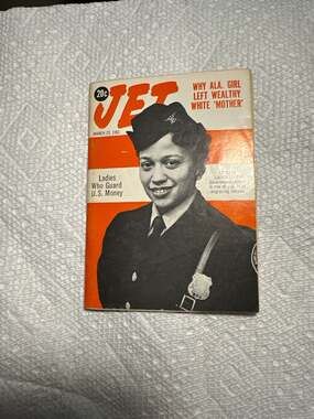 Vintage JET Magazine March 23 1961 Cecelia Lancaster Ladies Who Guard U.S. Money